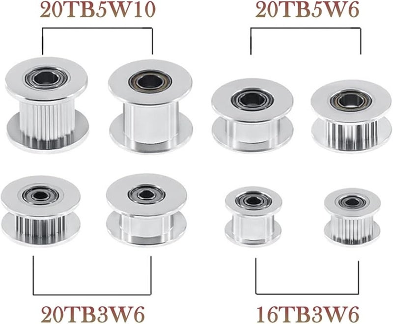 Lfang GT2 Timing Pulley 20 Tooth Wheel Bore 5mm Width 6mm Aluminum 3D Printer Parts - Image 2